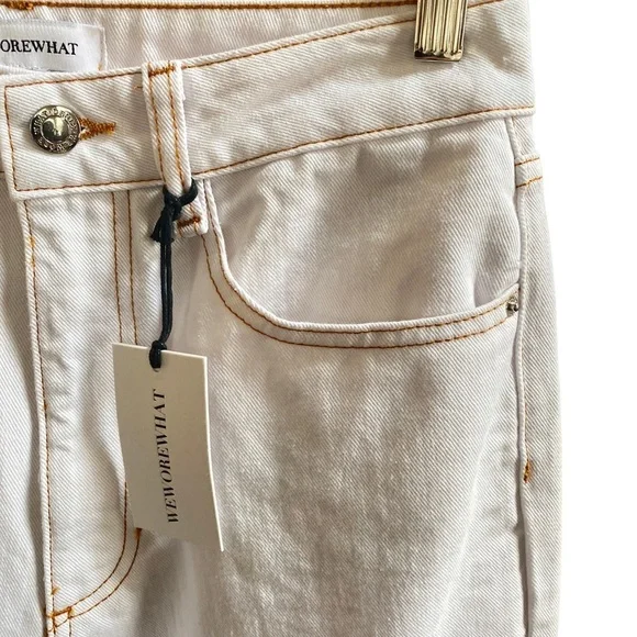 NWT WEWOREWHAT Icon Jean Stretch Twill Denim, size 27 - Picture 4 of 13